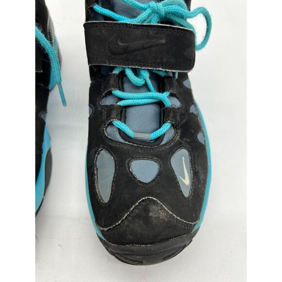 Nike Youth Air Turf Raider Cross Training Shoes Sneakers Mid Top Size 7Y Black - Picture 4 of 12
